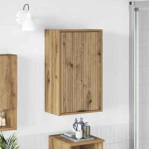 Imagine vidaXL Dulap de Baie Stejar Artizanal 39 x 23, 5 x 65 cm