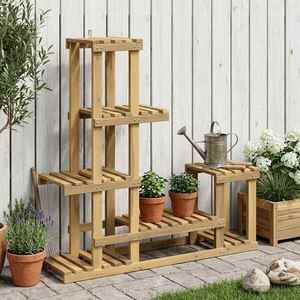 Imagine vidaXL Suport pentru plante Alb 93, 5 x 25 x 91, 5 cm