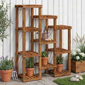 Imagine vidaXL Suport pentru plante natural 85 x 30 x 114, 5 cm