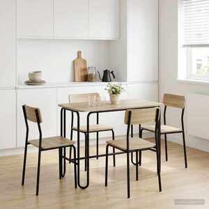 Imagine vidaXL Masă de dining 100 x 50 x 75 cm Lemn prelucrat Stejar Sonoma