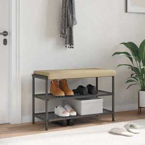 Imagine vidaXL Perna pentru bancă cord Gri Verde Adâncime 35 cm