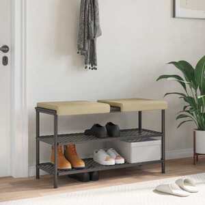Imagine vidaXL Perna pentru bancă 2 buc. cord Gri Verde Adâncime 35 cm