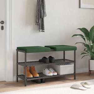 Imagine vidaXL Perna pentru bancă 2 buc. cord Verde închis Adâncime 35 cm
