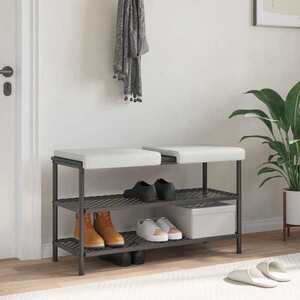 Imagine vidaXL Perna pentru bancă 2 buc. Piele artificială Alb Adâncime 35 cm
