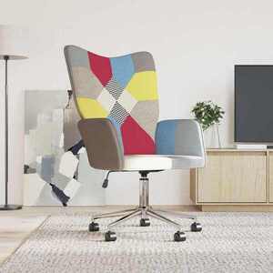 Imagine vidaXL Scaun de relaxare, textil, petice