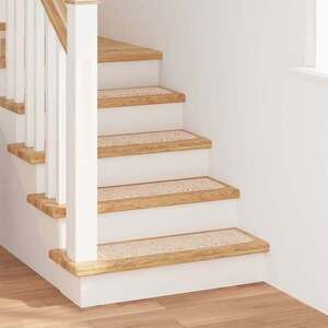 Imagine vidaXL Tălpici Antiderapante pentru Trepte 15 buc. 75 x 20 cm Crem PP