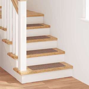 Imagine vidaXL Tălpici Antiderapante pentru Trepte 15 buc. 60 x 25 cm Maro PP