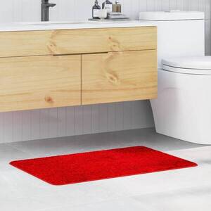 Imagine vidaXL Covoare de baie anti-derapante Roșu 60 x 90 cm PP