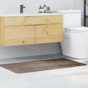 Imagine vidaXL Covoare de baie anti-derapante Maro 70 x 120 cm PP