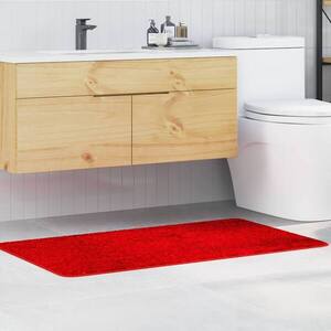 Imagine vidaXL Covoare de baie anti-derapante Roșu 70 x 120 cm PP