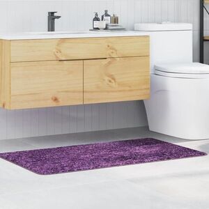 Imagine vidaXL Covoare de baie anti-derapante Violet 70 x 120 cm PP