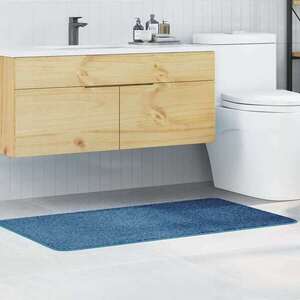 Imagine vidaXL Covoare de baie anti-derapante albastru 70 x 120 cm PP