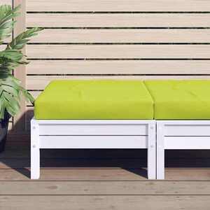 Imagine vidaXL Pernă de taburet din paleți, verde aprins, material textil
