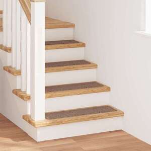 Imagine vidaXL Tălpici Antiderapante pentru Trepte 15 buc. 75 x 20 cm Maro PP