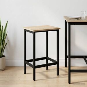 Imagine vidaXL Scaun de bar Stejar Sonoma 40 x 32 x 64 cm Lemn prelucrat