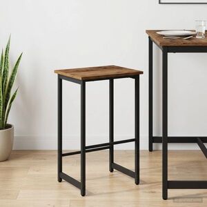 Imagine vidaXL Scaun de bar Lemn vechi 40 x 32 x 74 cm Lemn prelucrat