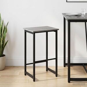 Imagine vidaXL Scaun de bar Sonoma gri 40 x 32 x 74 cm Lemn prelucrat