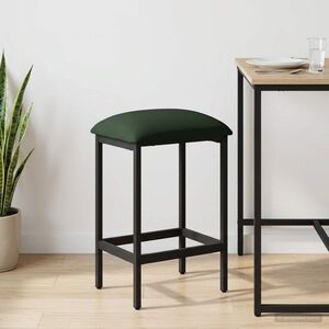 Imagine vidaXL Scaun de bar Verde închis 40 x 32 x 74 cm Lemn prelucrat