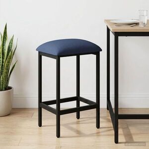 Imagine vidaXL Scaun de bar albastru 40 x 32 x 74 cm Lemn prelucrat