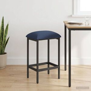 Imagine vidaXL Scaun de bar albastru 40 x 32 x 64 cm Lemn prelucrat