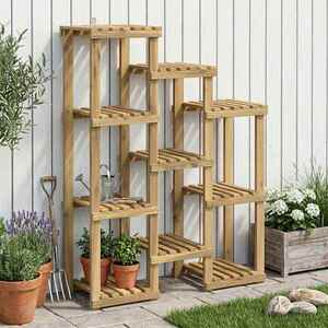 Imagine vidaXL Suport pentru plante Alb 85 x 30 x 114, 5 cm