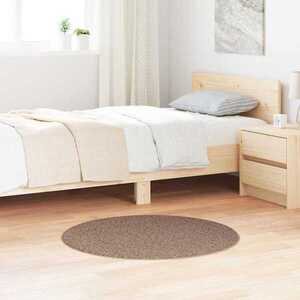 Imagine vidaXL Covor Shaggy Antiderapant Maro 90 x 90 cm PP