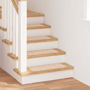 Imagine vidaXL Tălpici Antiderapante pentru Trepte 15 buc. 60 x 25 cm Crem PP