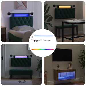 Imagine vidaXL Bandă LED 55 cm Multicolour PVC