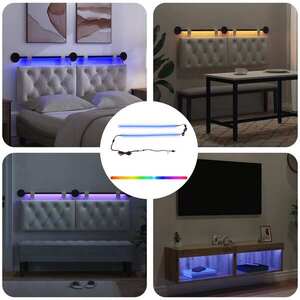 Imagine vidaXL Bandă LED 110 cm Multicolour PVC