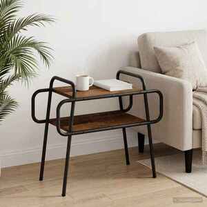 Imagine vidaXL Masă de cafea Lemn vechi 60 x 30 x 51 cm Lemn prelucrat