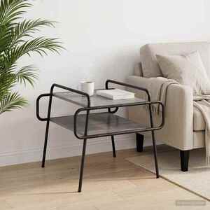 Imagine vidaXL Masă de cafea Sonoma gri 60 x 60 x 51 cm Lemn prelucrat