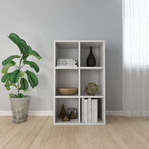 Imagine vidaXL Bibliotecă/Servantă, alb, 66x30x98 cm, PAL