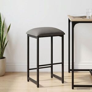 Imagine vidaXL Scaun de bar Gri închis 40 x 32 x 74 cm Lemn prelucrat