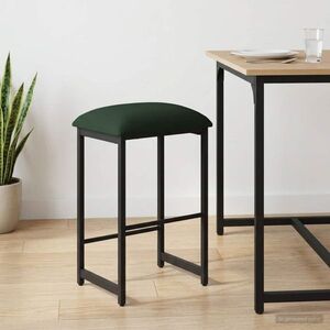 Imagine vidaXL Scaun de bar Verde închis 40 x 32 x 74 cm Lemn prelucrat