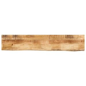 Imagine vidaXL Blat de masă margine naturală, 120x40x3, 8 cm, lemn masiv mango