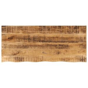 Imagine vidaXL Blat de masă margine naturală, 140x60x2, 5 cm, lemn masiv mango