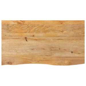 Imagine vidaXL Blat de masă contur organic 120x60x2, 5 cm, lemn masiv de pin