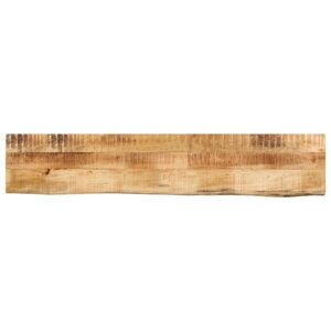 Imagine vidaXL Blat de masă margine naturală, 160x40x3, 8 cm, lemn masiv mango
