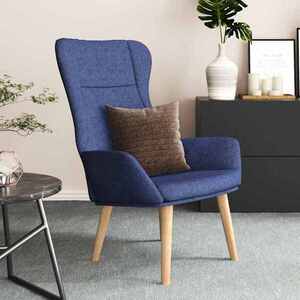 Imagine vidaXL Scaun de relaxare, albastru, material textil