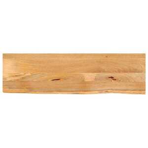 Imagine vidaXL Blat de masă contur organic 120x20x3, 8 cm lemn masiv de mango
