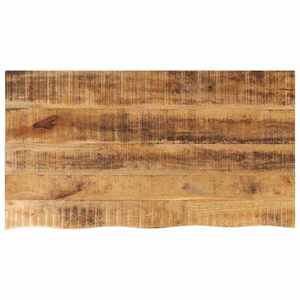 Imagine vidaXL Blat de masă margine naturală, 120x60x2, 5 cm, lemn masiv mango