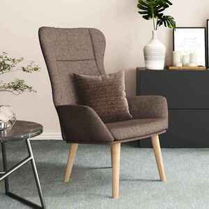 Imagine vidaXL Scaun de relaxare, gri taupe, material textil