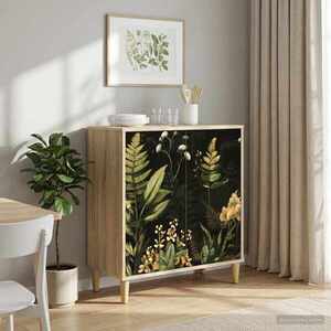 Imagine vidaXL Bufet RHENEN Sonoma 69 x 33 x 75 cm Lemn prelucrat