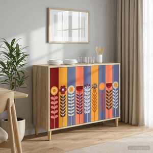 Imagine vidaXL Bufet ESSEN Sonoma 102 x 33 x 75 cm Lemn prelucrat