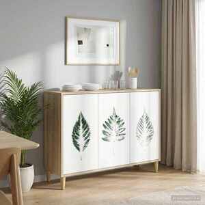 Imagine vidaXL Bufet HANAU Sonoma 102 x 33 x 75 cm Lemn prelucrat