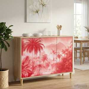 Imagine vidaXL Bufet AACHEN Sonoma 102 x 33 x 75 cm Lemn prelucrat