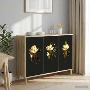 Imagine vidaXL Bufet BREMEN Sonoma 102 x 33 x 75 cm Lemn prelucrat