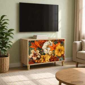 Imagine vidaXL Cabinet TV GENNEP 69 x 33 x 50 cm Sonoma Lemn prelucrat
