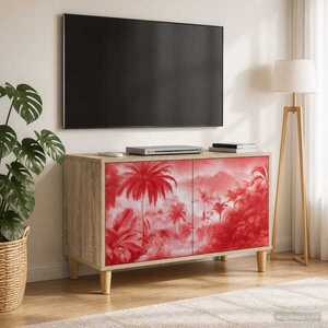 Imagine vidaXL Cabinet TV AACHEN 69 x 33 x 50 cm Sonoma Lemn prelucrat