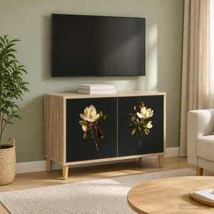 Imagine vidaXL Cabinet TV BREMEN 69 x 33 x 50 cm Sonoma Lemn prelucrat